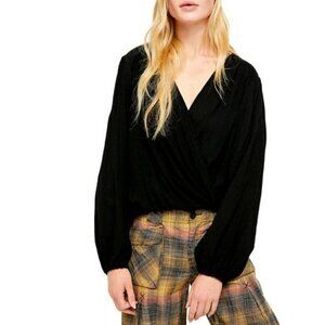 Free People Check On It Wrap top